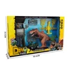 Escena de dinosaurios con luz y sonido