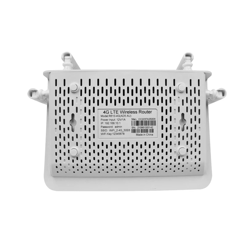 4G Sim Card Supported Router with 2.4G Wi-Fi 300Mbps Max LAN Data Rate Firewall and QoS Function for Enterprise Use