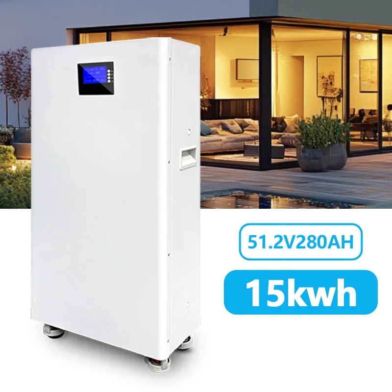 Բարձր որակի Powerwall լիթիում-իոնային մարտկոց 48Վ 51,2Վ 100Ամպ 200Ամպ 5ԿՎտ/Ժ 10ԿՎտ/Ժ Պատին ամրացվող արեգակնային էներգիայի պահեստավորման մարտկոցներ