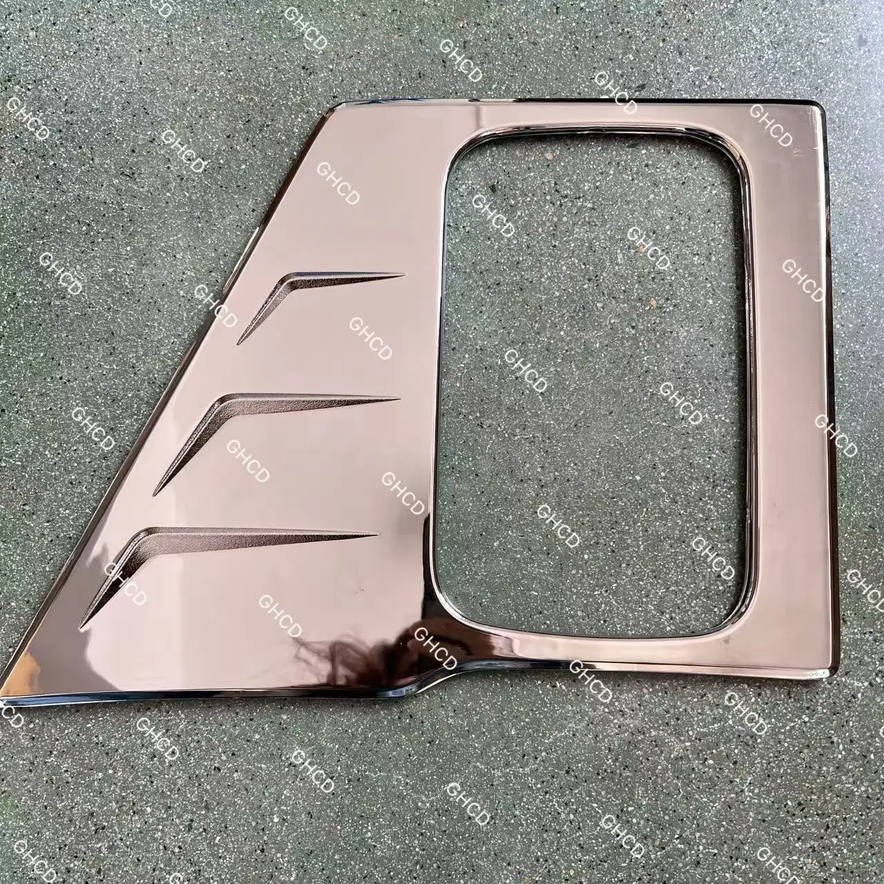 GHCD Hot Product High Quality Chrome Corner Lamp Frame for 2008 Year's Isuzu NPR/700P Nissan Mitsubishi Japanese Truck Plastic