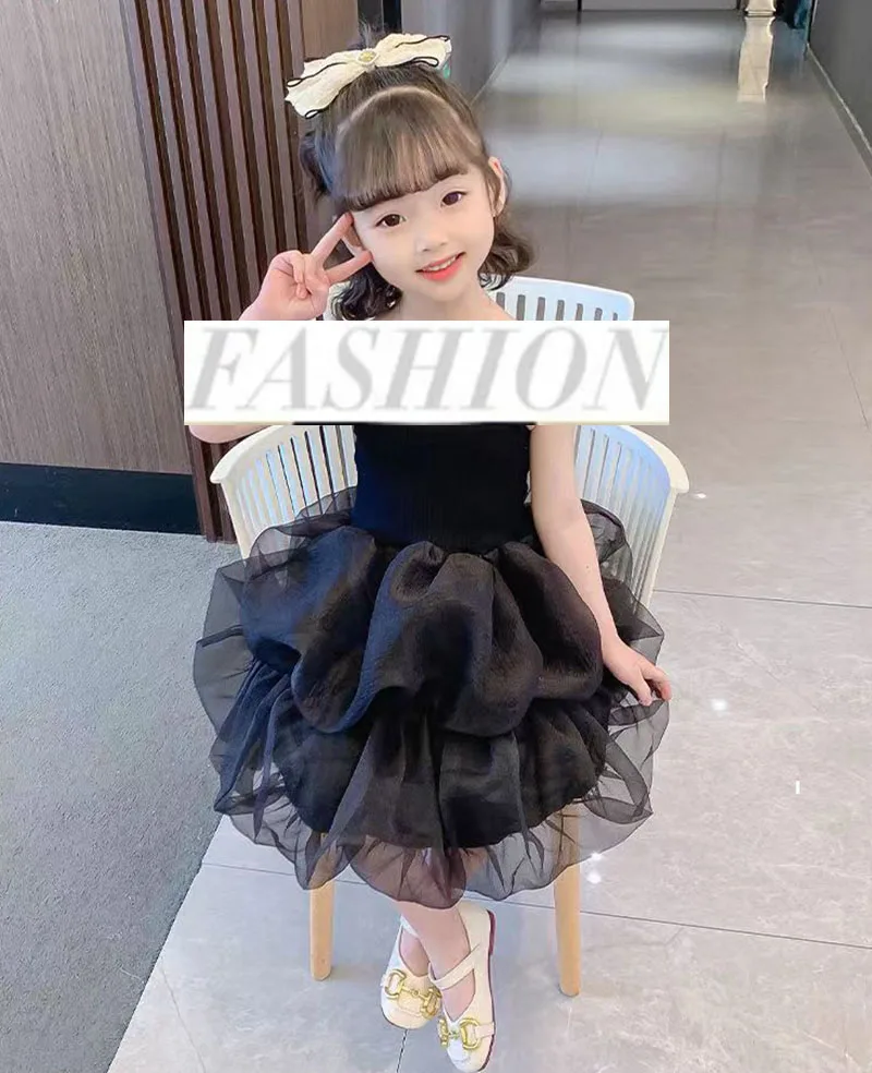 age 4 party dress Enjocho Girls Flared A-Line Dress Sleeveless Solid Color Casual Pary Dress for Kids Twirl Long Dress Age 4-12 Years Tight Fitting Stretcy Daily Wear,