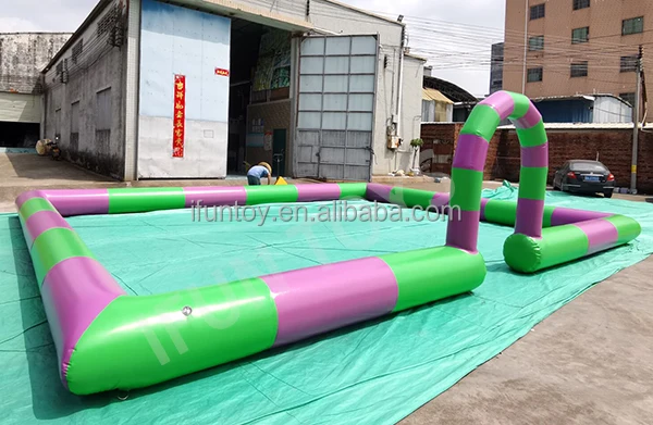 Коммерческие надувные бампер автомобиля поле воздуха Герметичный картинг надувной манеж для спортивных