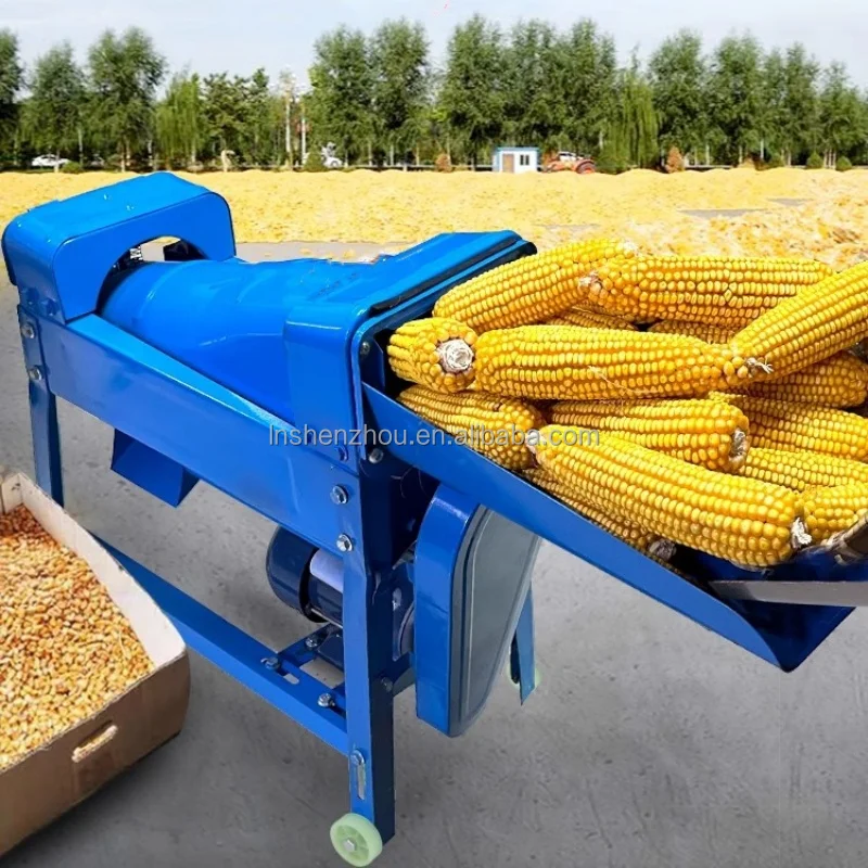 Mini Maize Corn Thresher Machine Removing Corn Cob Seed Separator ...