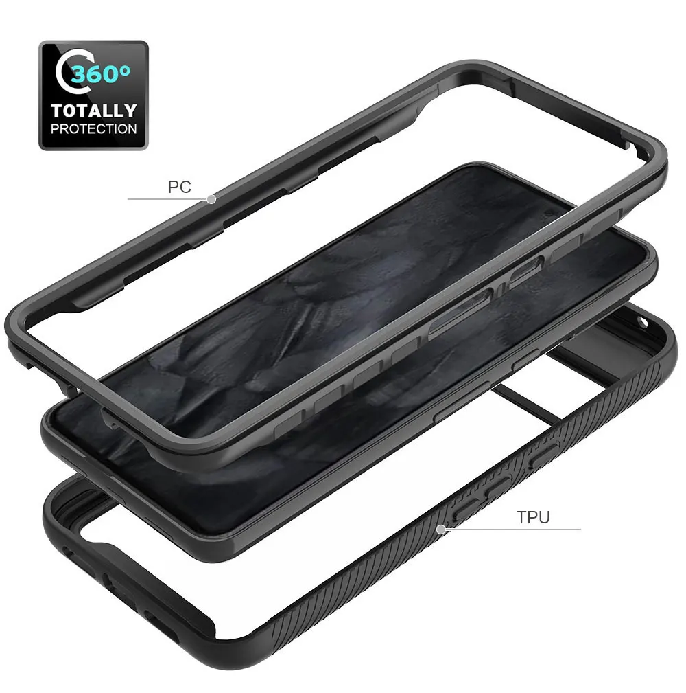 Tpu Pc Phone Case For Google Pixel 8 Pro 7A 7 6A 6 5A 5G 5 Precision Hole 2 In 1 Protective 360 Drop Proof Bumper SJK130 Laudtec factory