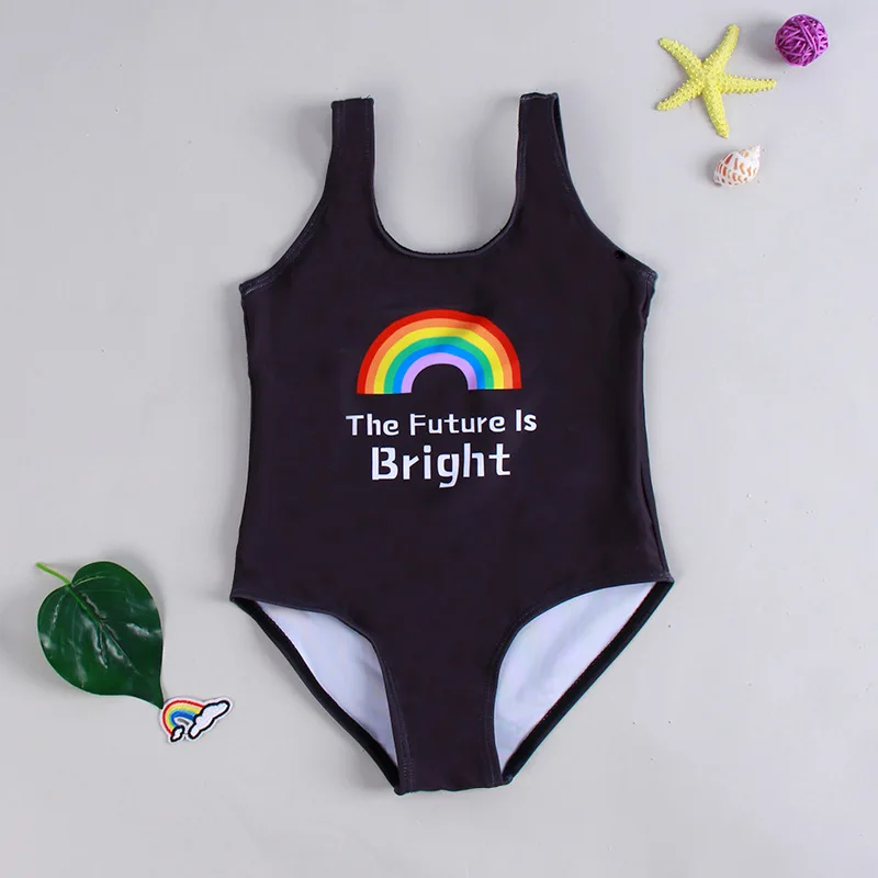 Custom Wholesale Printed  One Pieces Baby Pool Clothing Kids Swimwear Beachwear For Girls Bikini details