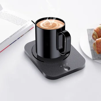 Smart Portable Heated Mug Warm Coffee Mug Multi Function Self Heating Mug Charging Temperature 55 Wireless Charger Cup