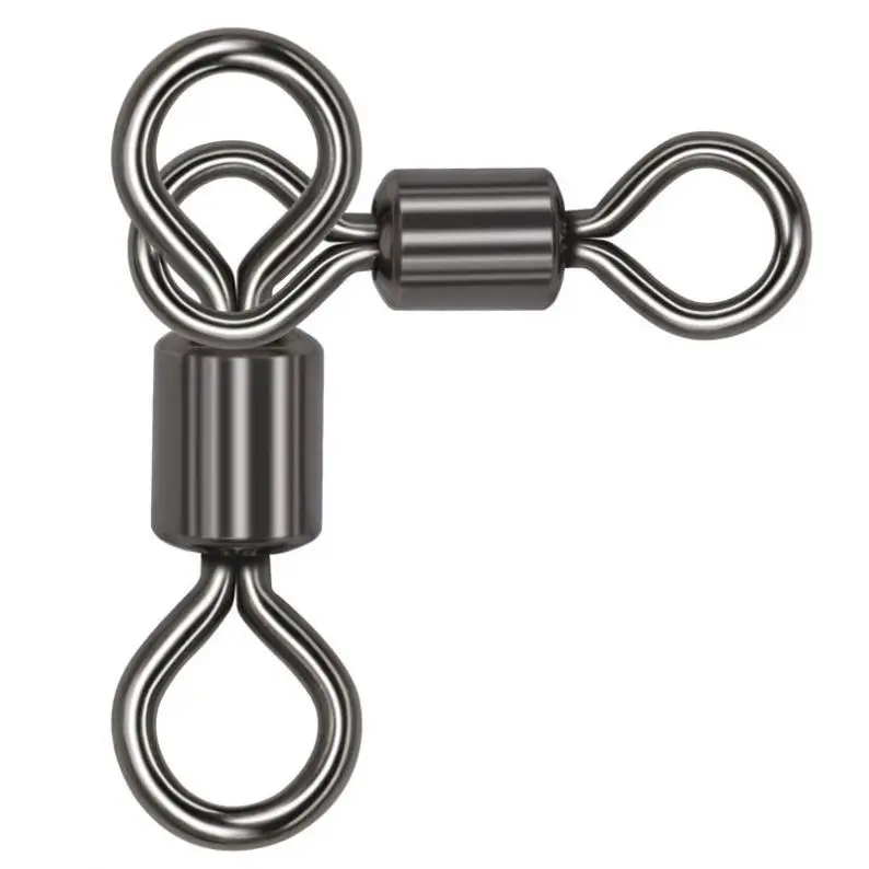 50 émerillons De Pêche – Connecteurs Pivotants En Acier Inox, Ouverture Rapide, Pour Eau Douce Et Salée, Longueur 2,2 Cm