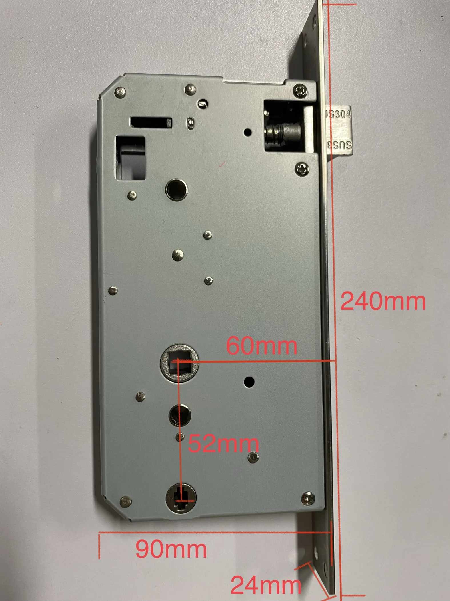 Factory Price Various Sizes Smart Door Lock Body Stainless Mortise Biometric Fingerprint Digital Password Key Card Lock Case