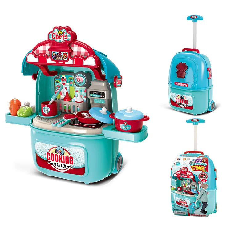 Лидер продаж 3 в 1 Детская ролевая игра пластиковая тележка Чехол игрушка дети мастерская инструмент игровая коробка набор