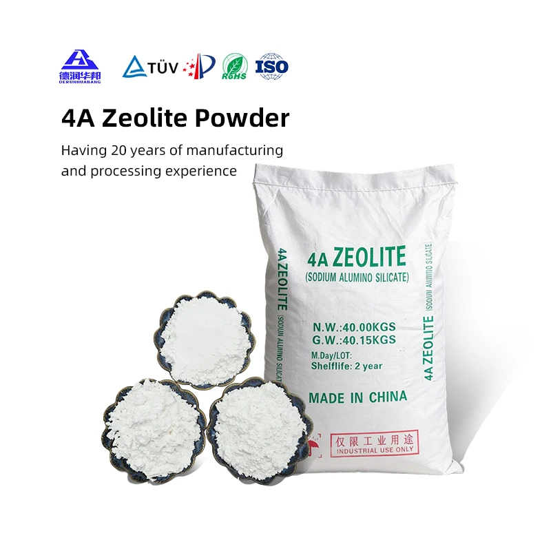 4A Zeolite Detergent Uses 4A Zeolite Molecular Sieve Raw Materials Adsorbent Phosphate-Free Washing Additive