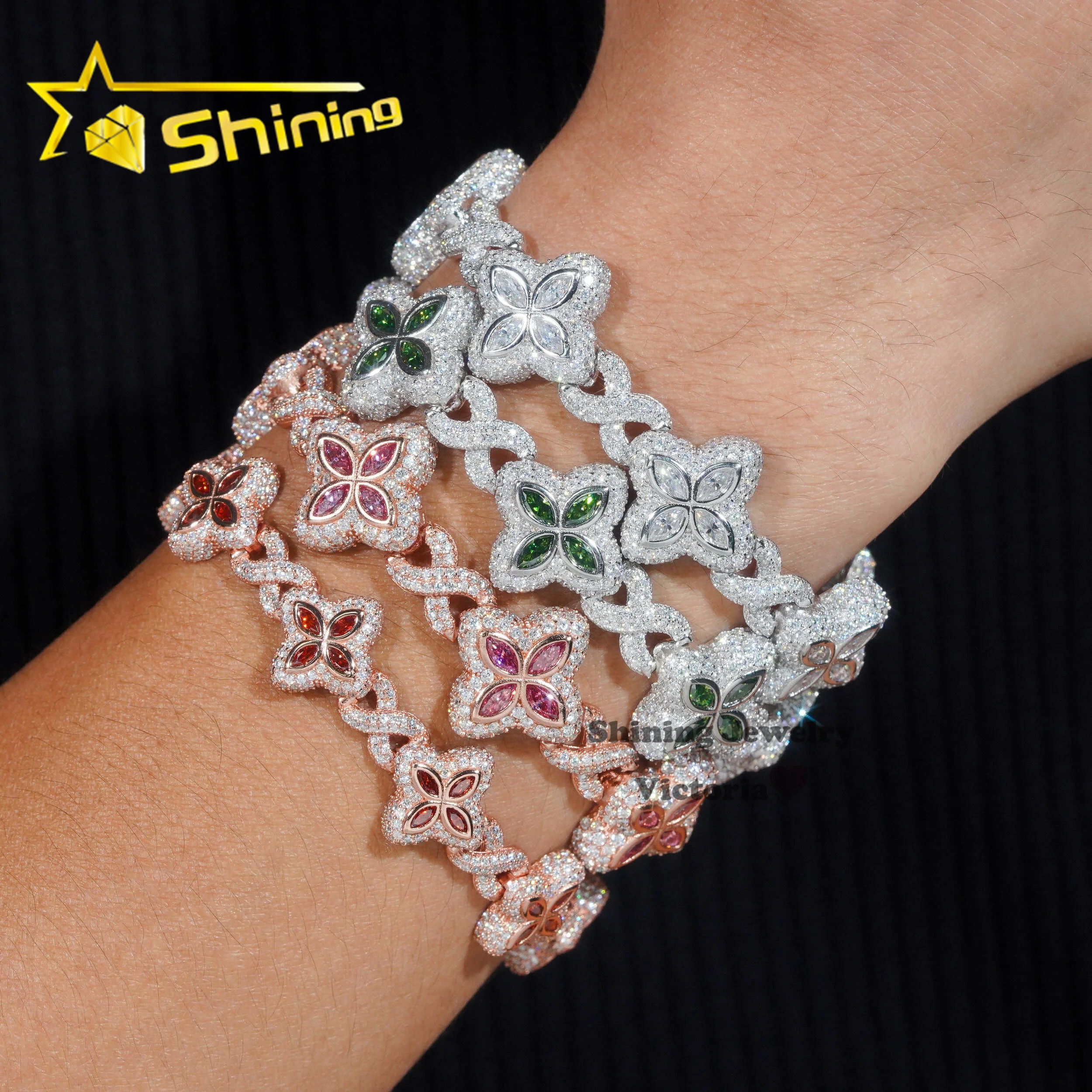 【HYERES LOR】24FW★ Essence Moissanite Station Bracelet 10K HYERES LOR】24FW☆ Essence Moissanite Station Bracelet 10K