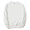Sweat-shirt blanc à col rond