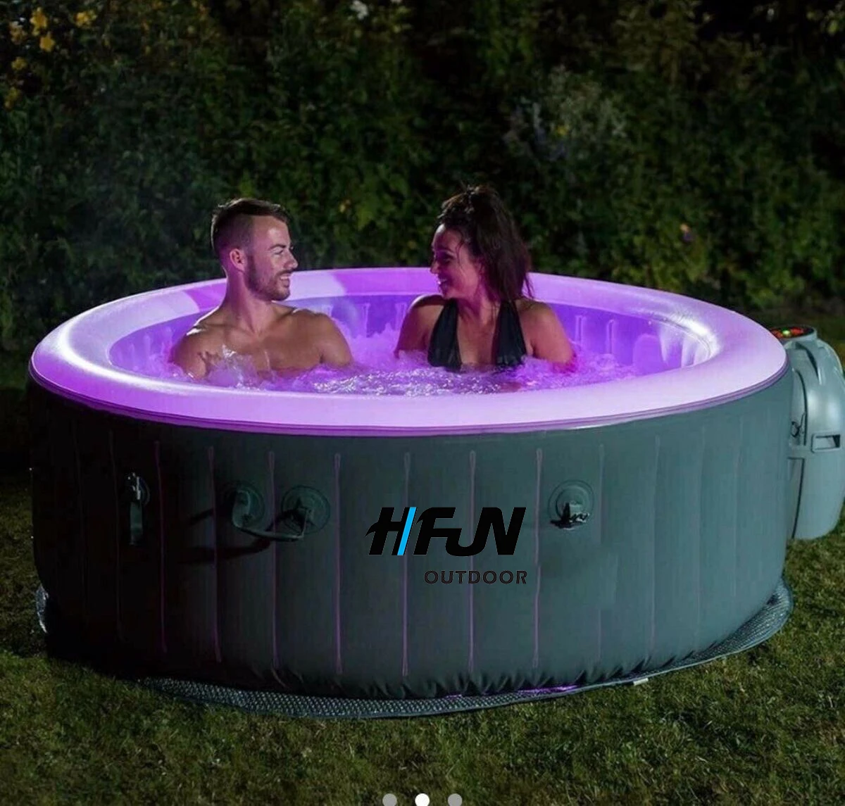 Big 10 Person Indoor Outdoor Bathroom Portable Inflatable Hot Tub Lazy