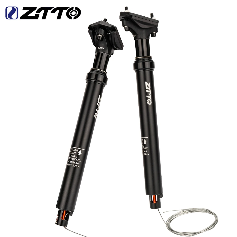 Ztto Mtb Dropper Seatpost Adjustable Suspension Seat Post Internal ...