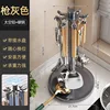 Gun gray rotating hook rack