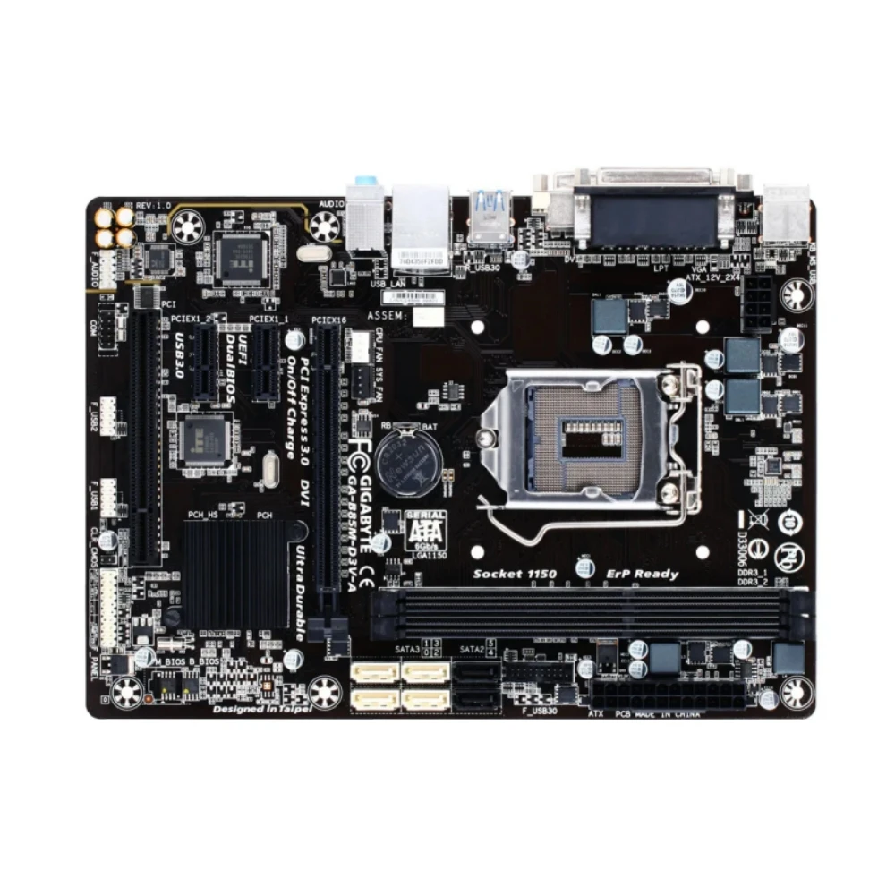 B85M Motherboard for Original Gigabyte GA-B85M-D3V-A 1150 DDR3 Factory Small Board LGA1150