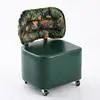 Dark green jacquard backrest