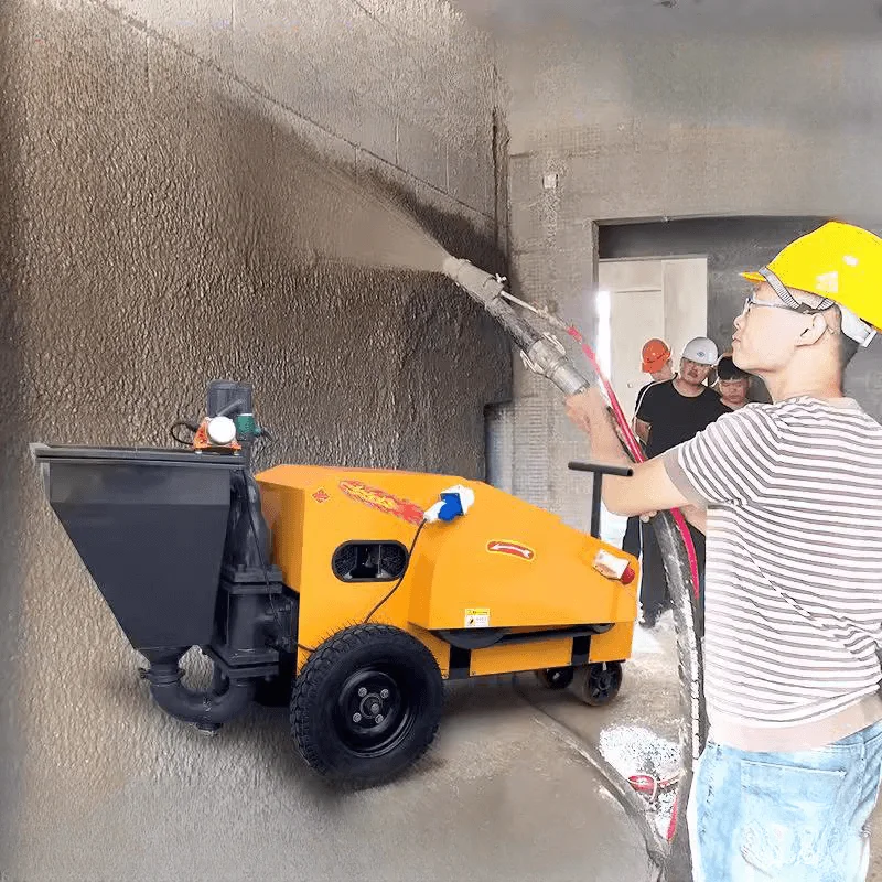 Factory Sales Mortar Spraying Machine Hydraulic Mortar Plaster Spraying