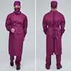 Envoltura morada a la mitad