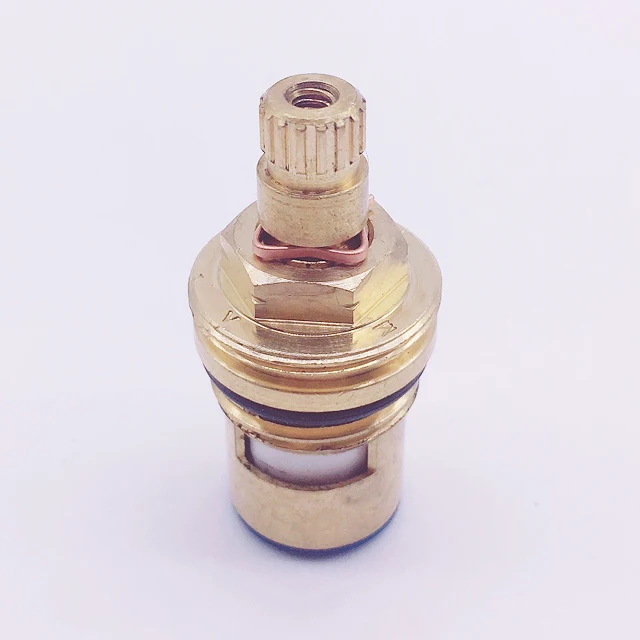 Fast Open Faucet Brass Spindle Taps Ceramic Mixer Cartridge Brass Parts