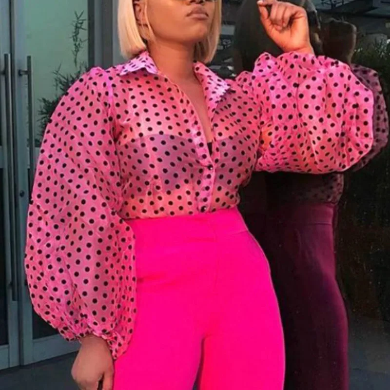 Sylca Polka Dot Blouse