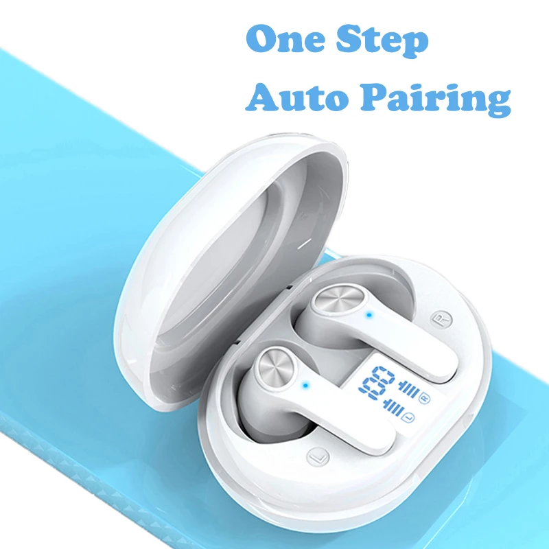 Best Sport Mini In-Ear Earphone Wireless Bqb Waterproof 5.1 Bluetooth Headset Noic e Noise Cancelling Headphone Earbud - ANKUX.COM
