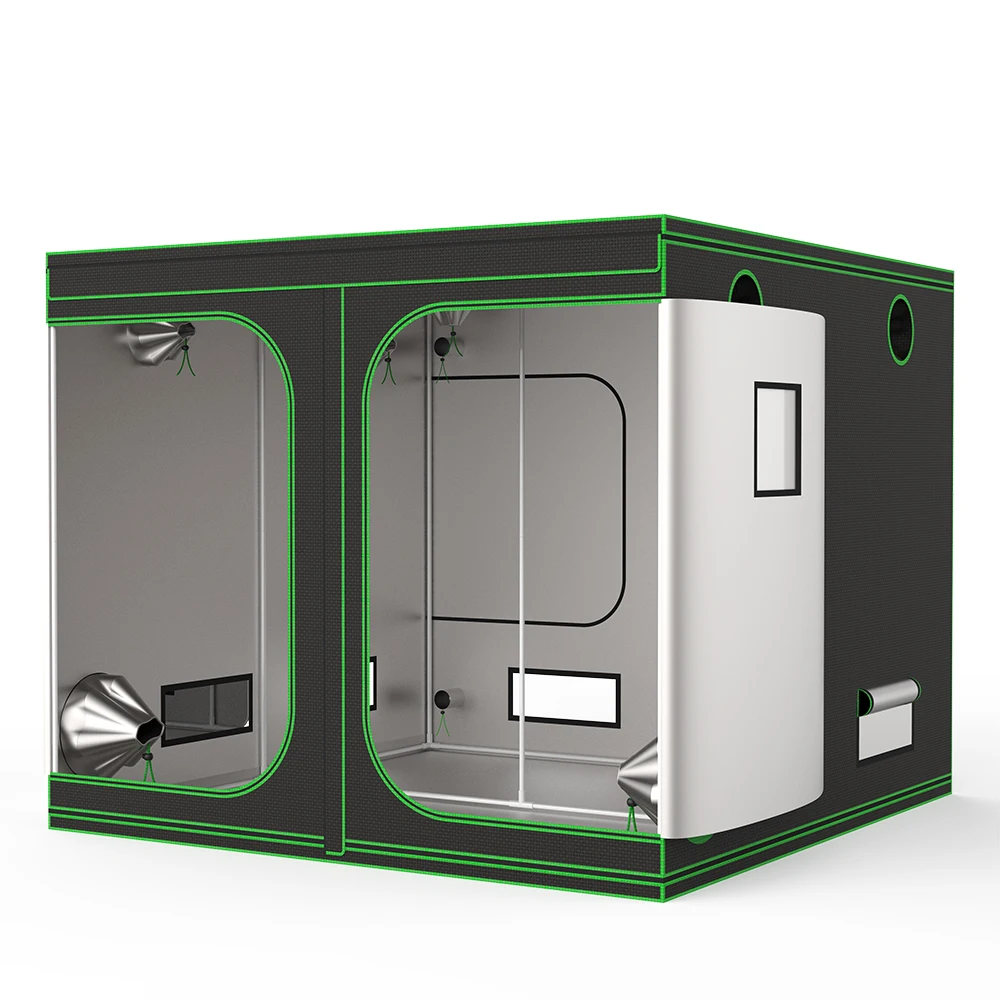 Horticulture 600D Custom Size Mylar Hydroponic Indoor Complete Kit  Grow Tent