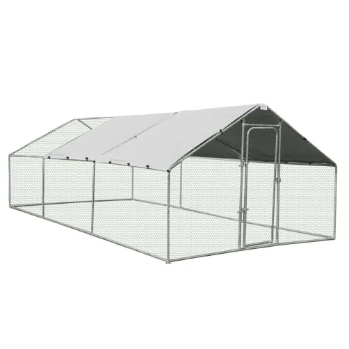 High Quality 6mx3mx2m Broiler Large Chicken Hen Coop With Roof 