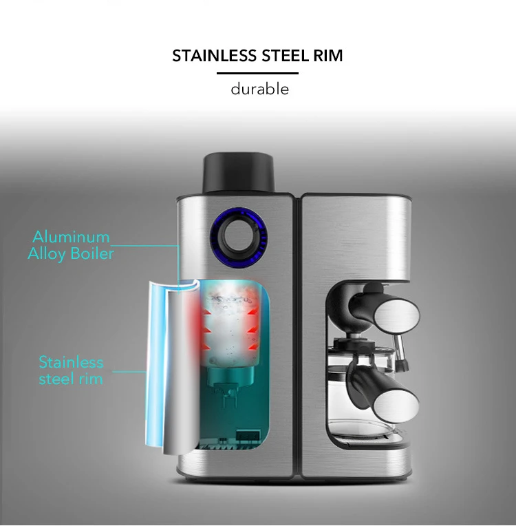 Hand Drip Fully Automatic Coffee Maker Espresso Coffee Machine Home 1