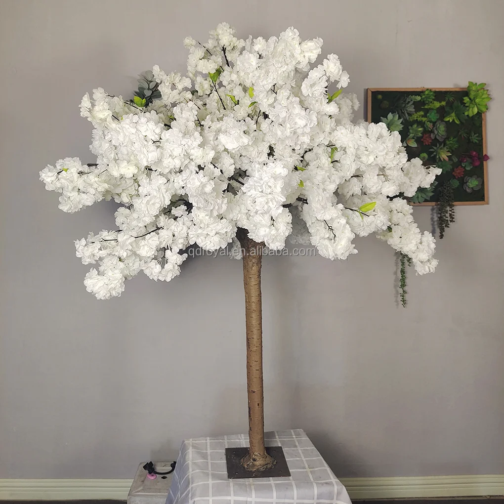 Custom High Quality  Cherry Blossom Tree Wholesale Artificial Cherry Blossom Flower Tree for Wedding Decor
