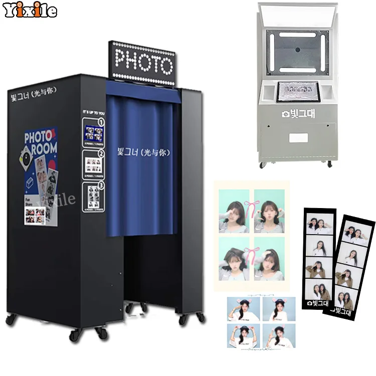 YixileクラシックフォトブースHdDnpプリンター多機能フォトキオスク