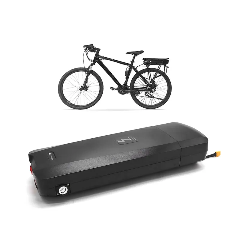 Electric Bicycle 36v 48v 52v 20ah Rear Rack Battery Pack With Taillight ...
