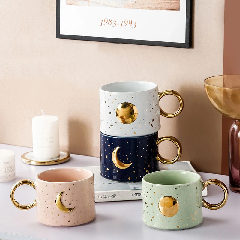 sol and luna.home ] Cute Aesthetic Ceramic Mugs