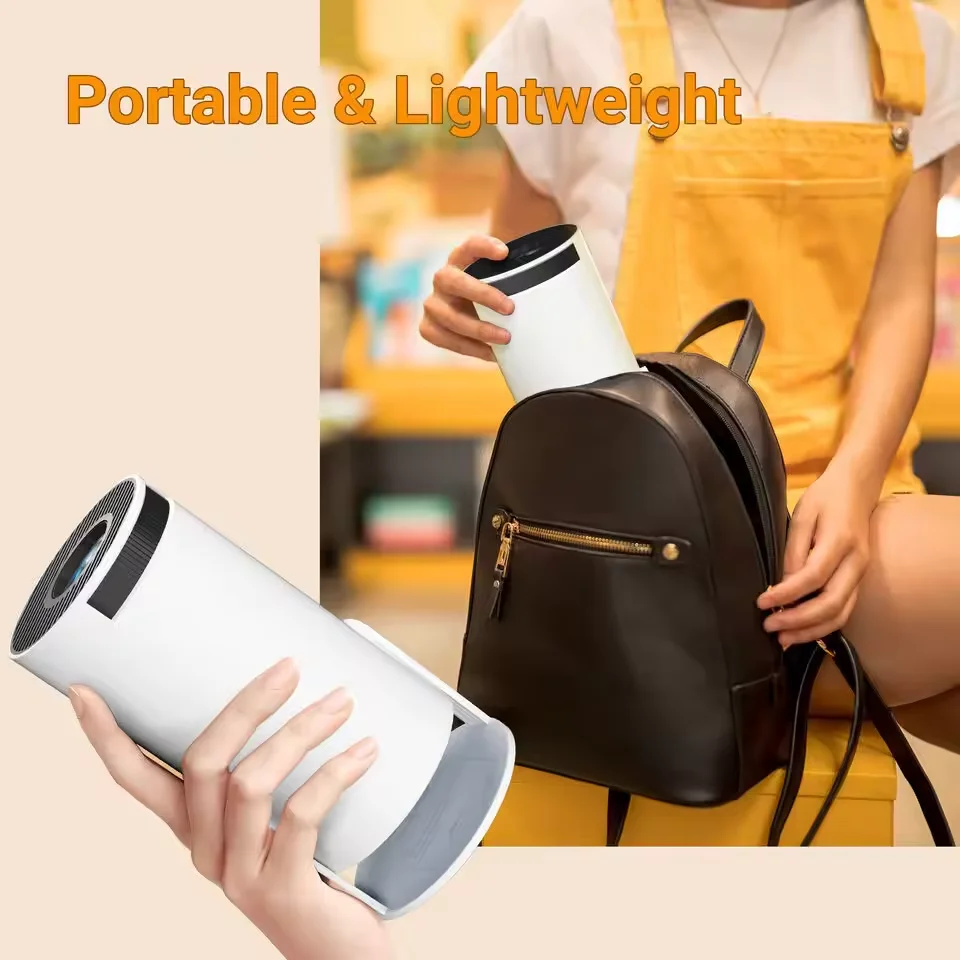 Outdoors Mini Video Projector 4K Home Theater Portable 130inch Screen Projection Display WIFI BT HY300 Pro Smart Projectors