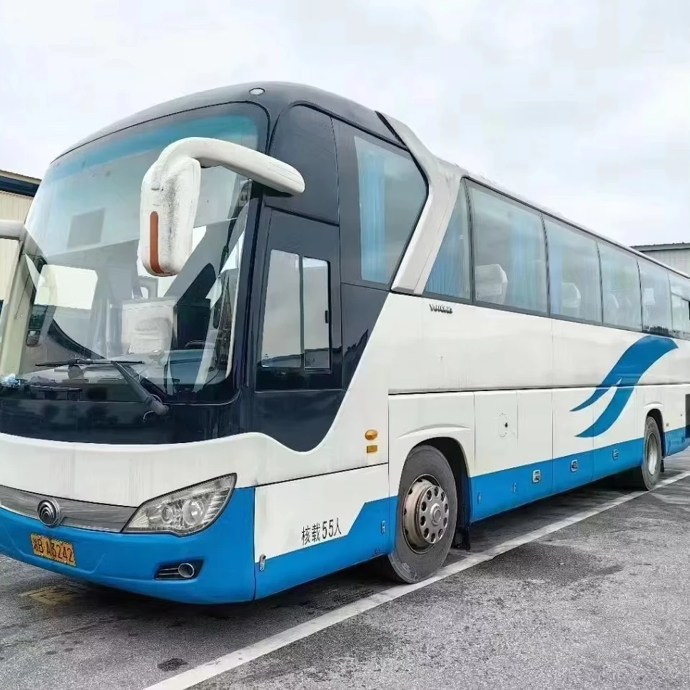 Custom Logo ZK6115 Model Passenger City Bus 49 Fabric Seats Hiace Manual Gearbox Left Steering Dark Interior Good Price