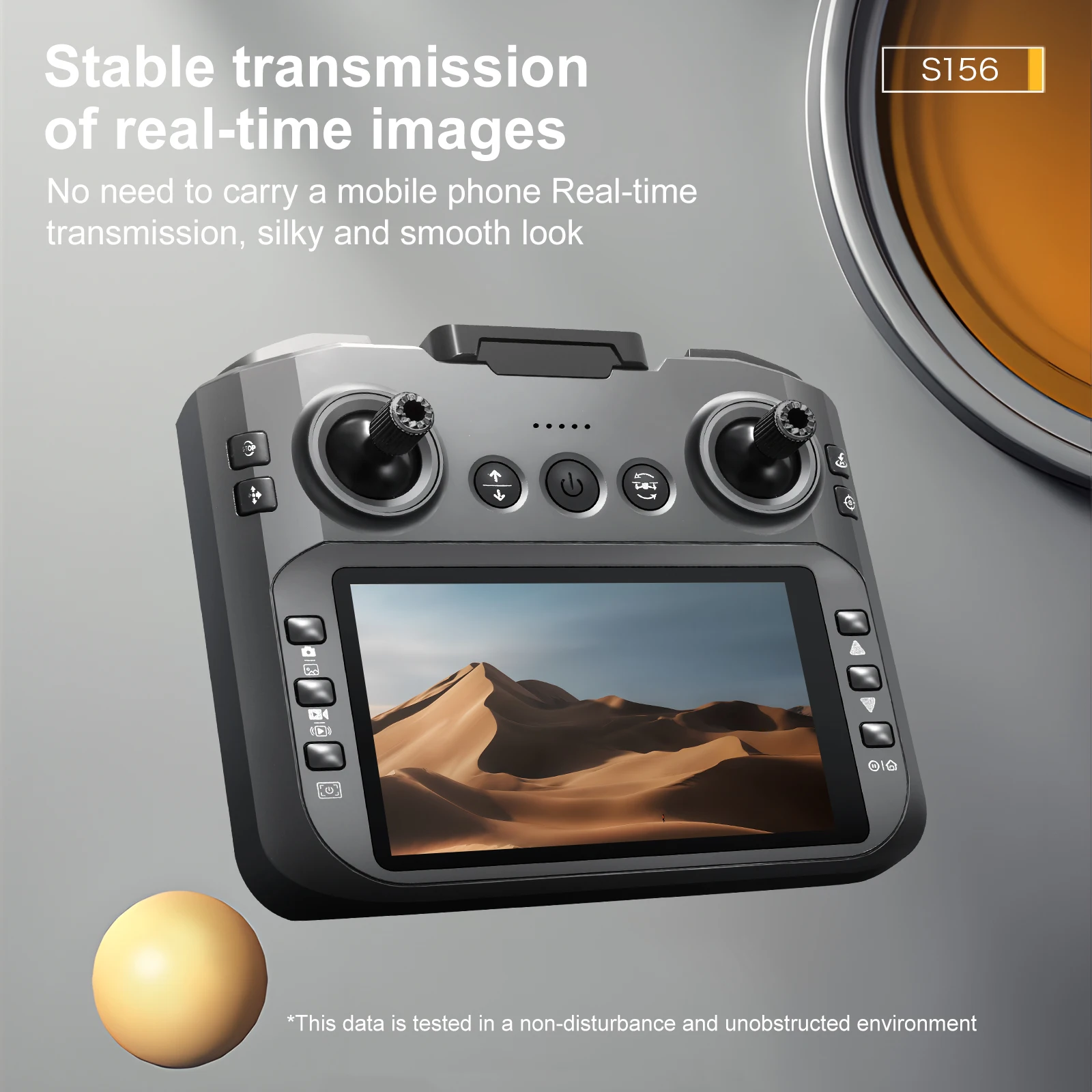 S156 Beginner Drone FPV HD Camera Brushless Motor Obstacle Avoidance Foldable Quadcopter with LED Screen Control