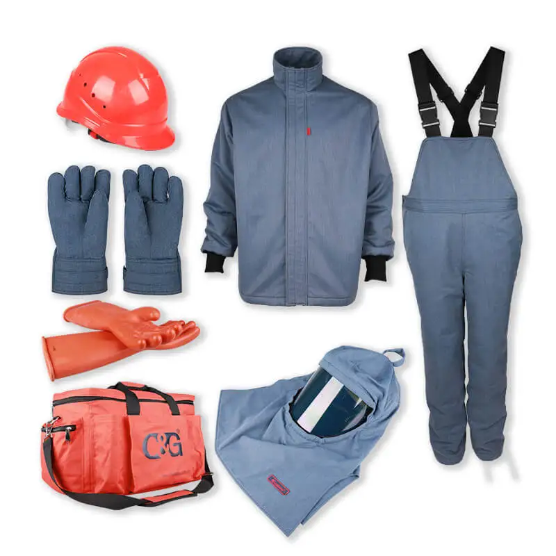 Electrical Shock Proof Electric Arc Protection Clothes 45cal