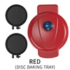 BANDEJA DE HORNEADO DE DISCO roja
