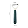 Serrated green Y-shape