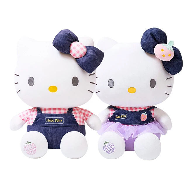 Cute Doll Kitty Plush Toy Pink Love KT Cat Plush Toy KT Cat Doll Children's Soft Fill Gift Doll