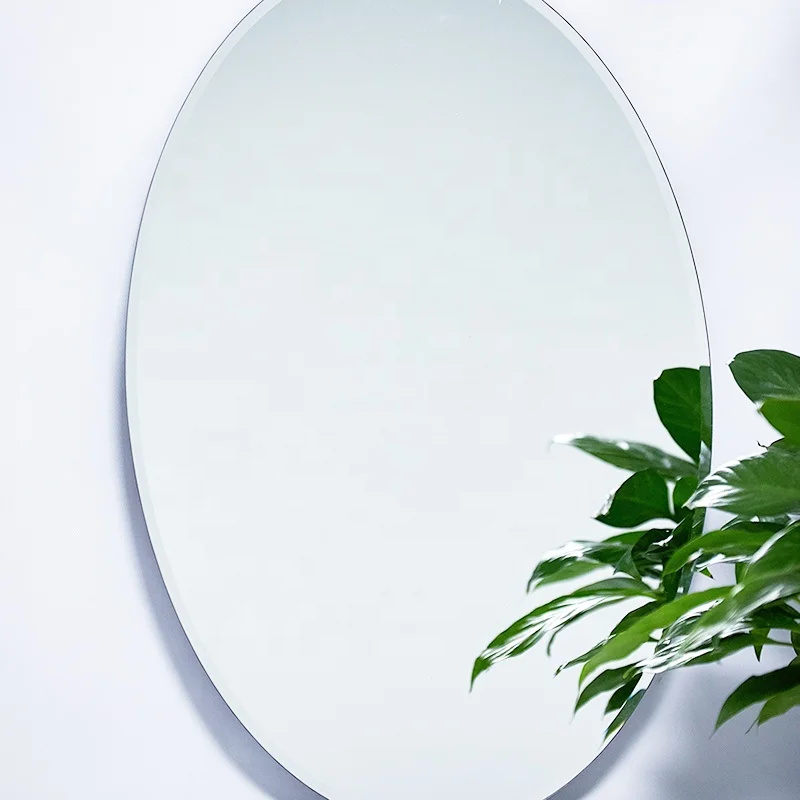 Ice Flower Decorative Building Glass with Golden Titanium Coated Ice Flower Bathroom Mirror