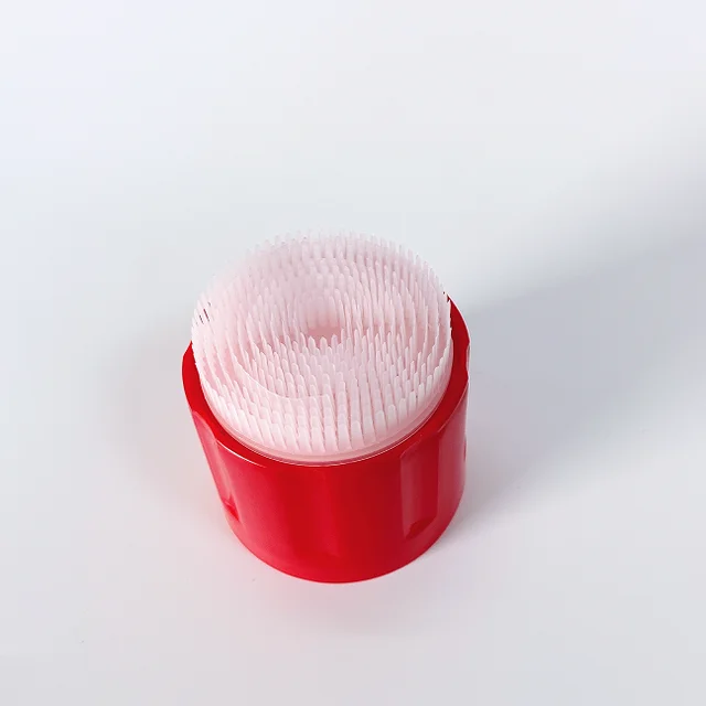 Plastic Lid For Cleaning Foam Cans White Plastic Aerosol Brush Cap