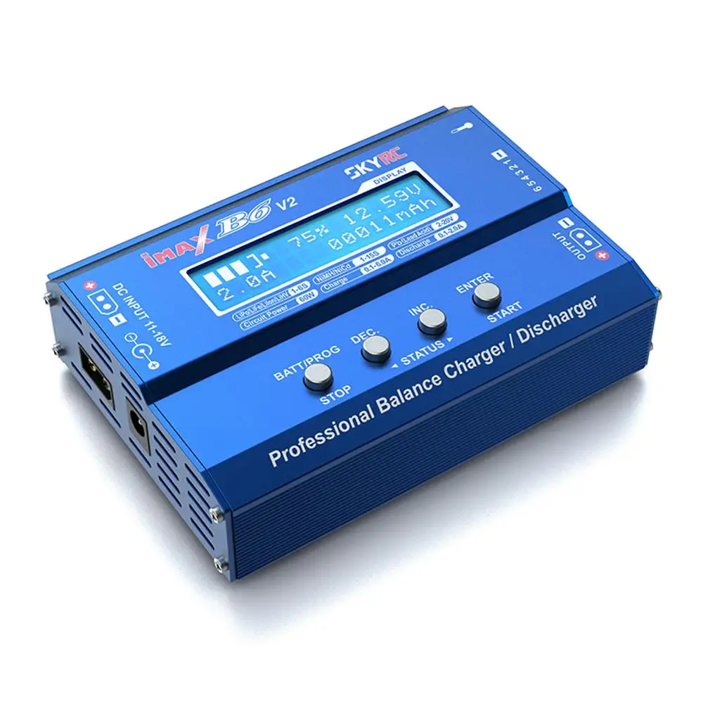 B6 V2 Balance Charger Discharger 6A 60W For TYI Mavic TB4X PB Li-ion Battery Charger manufacture