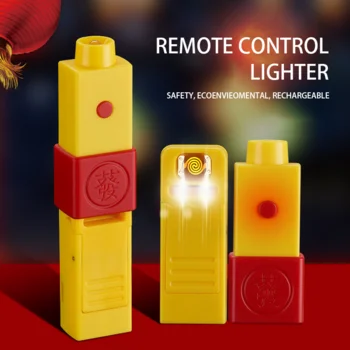 Fireworks Lighter Remote Control Device Coil Lighter Safety Ignition USB Rechargeable Electric Lighter with Patent Owner