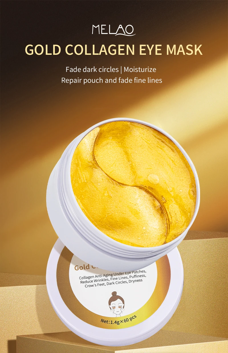 Melao Private Label Korea Organic Collagen Eye Mask Wholesale Vegan