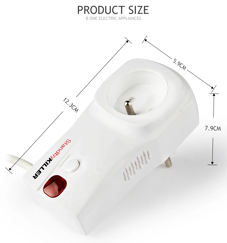 Smart Power France Plug Socket TV Standby Killer with Europe Plug