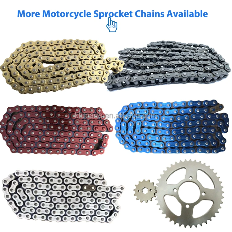 KTD High Quality Colored Roller Chain 428H 420H 428 420 Motorcycle Chain