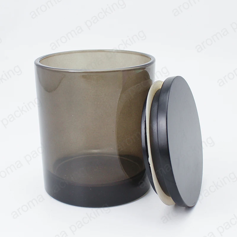 New Trend Wholesale Shiny 8oz 10oz Envases Para Velas Empty Glass ...