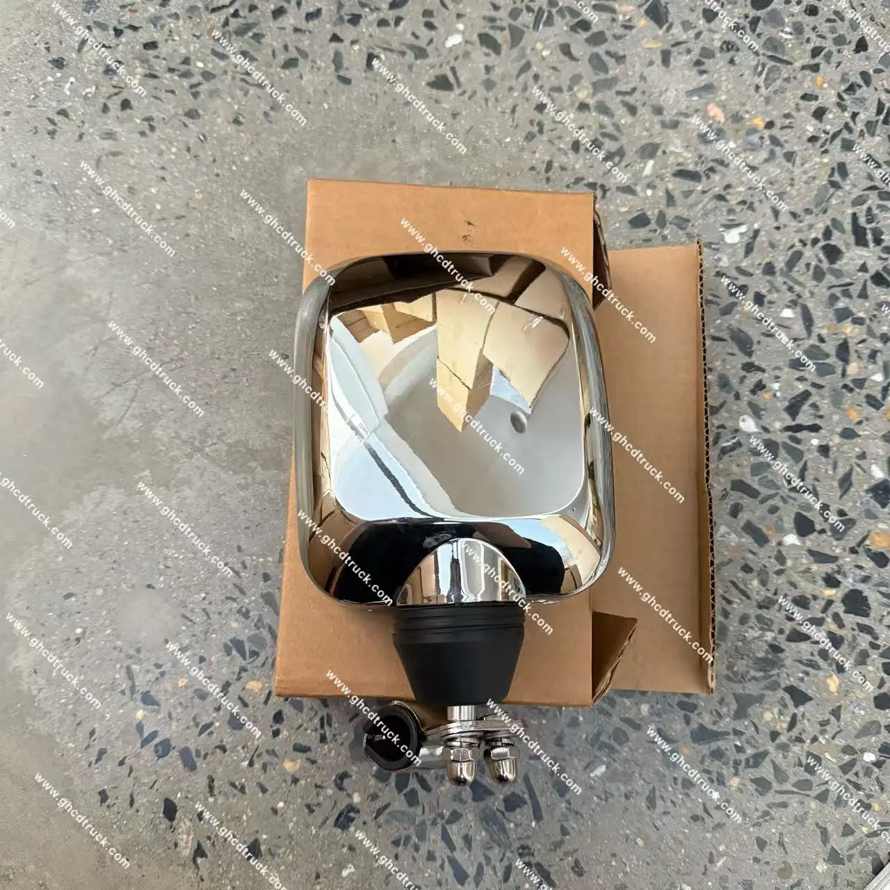 GHCD Chrome-Plated Universal Chromed Mirror Truck Body Parts Compatible with Hino Nissan Mitsubishi Isuzu for Toyota Vehicles