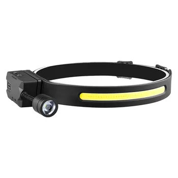 LED Head Torch Rechargeable  Head Lights Work Light Goose Arm 360 Degree Rotation Rotatable and Removable Head